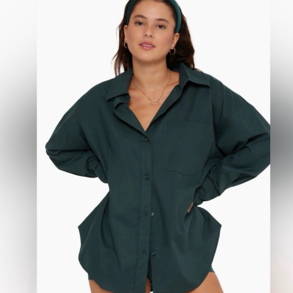 Set Active Daily Button Down Size M - image 2